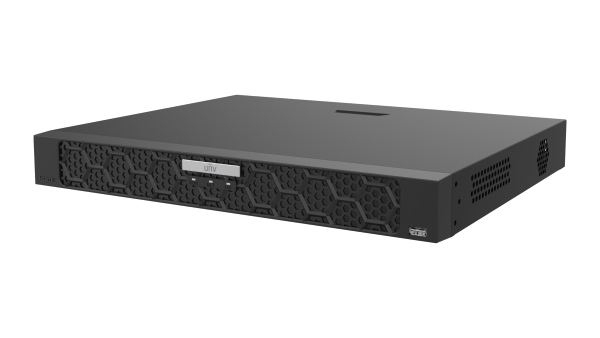Uniview 32 Channel 16 PoE 2 HDD 1U Network Video Recorder | NVR502-32B-P16