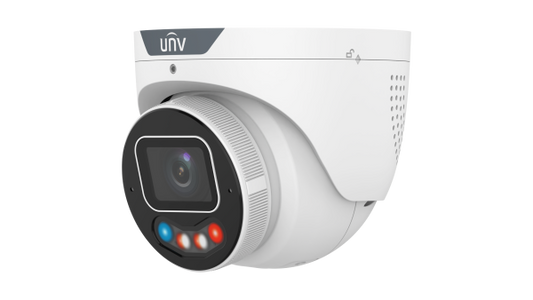 8MP OwlView Plus Tri-Guard Turret Camera with Smart Intrusion Prevention | IPC3638SE-ADZKMC-WP-I1