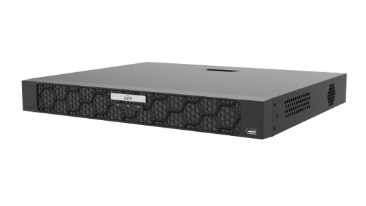 Uniview 32 Channel 2 HDD 1U AI Network Video Recorder | NVR502-32B-IQ