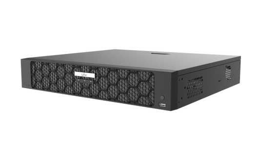 Uniview 16 Channel 16 PoE 4 HDD 1.5U AI Network Video Recorder | NVR504-16B-P16-IQ