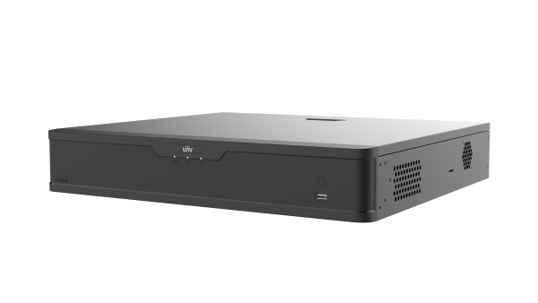 Uniview 32 Channel 16 PoE 4 HDD 1U AI Network Video Recorder | NVR304-32B-P16-IQ